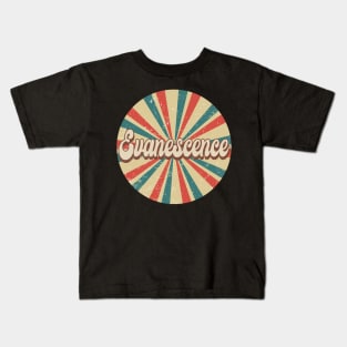 Circle Design Evanescence Proud Name Birthday 70s 80s 90s Styles Kids T-Shirt